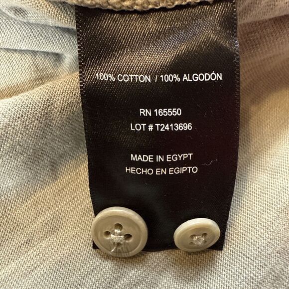 32 Degrees Cool Men's Green Button-Up Shirt Medium Long Sleeve Cotton NWT - Picture 6 of 8